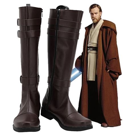 obi wan replica boots|obi wan kenobi costume boots.